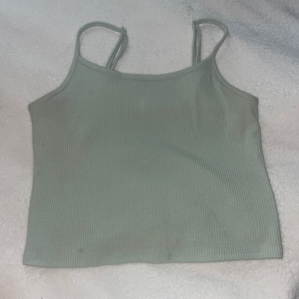 Mint crop top from American Eagle